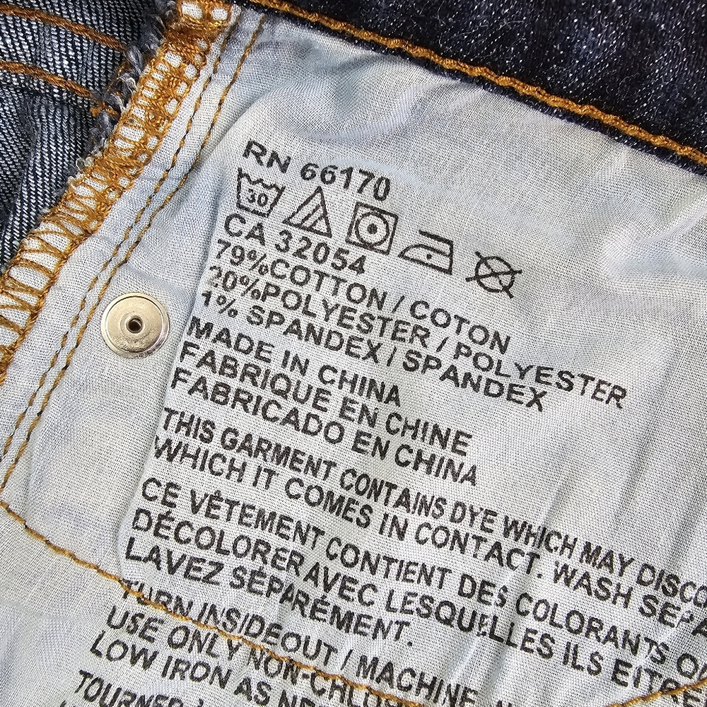 BDG Women's Dark Wash High Rise Twig Skinny Size 28 - Picture 7 of 7